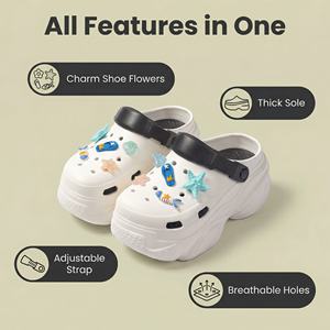 Yearning Soft Plastic Italian Brain Rot Figures Tung Tung Tung Sahur DIY Breloques pour chaussures et sabots - Product Image 5