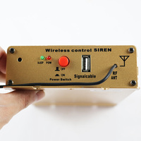 Laute Mikrofonlautsprecher, Horn, Buzzer & drahtloser Fernverstärker X-400w Sirene für Auto, HD-Sound, LED-Warnleuchte