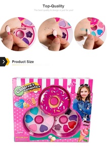 Kit de jeux de cosmétiques pour enfants Donut, <span class=keywords><strong>jeu</strong></span> de <span class=keywords><strong>maquillage</strong></span> en plastique pour filles - Product Image 5