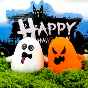 ของเล่นบีบผีน้อย 8 ซม. สำหรับฮาโลวีน ทำจาก TPR ช่วยคลายเครียด ของขวัญสำหรับเด็กอายุ 6 ปีขึ้นไป สนุกสร้างสรรค์ สร้างอารมณ์ดีง่ายๆ - Product Image 2