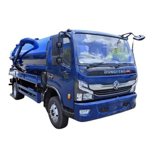 Camion-citerne à eaux usées sous vide 4x2 de 6000 L, camion d'aspiration des eaux usées de 6 tonnes, camion de nettoyage des égouts pour l'Afrique - Prix usine - Product Image 2
