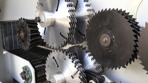 Piani automatici pesanti taglio lama multipla legno circolare taglio tronchi sega a lama multipla - Product Image 2