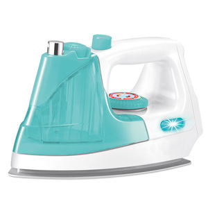 Juguete de Simulación de Electrodomésticos, Plancha de Ropa de Juguete, Plancha Eléctrica de Plástico con Rociador de Agua, Juguete Educativo para Niños - Product Image 1
