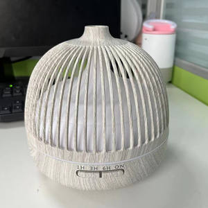 Difusor de aromaterapia esencial Birdcage de 550ML, humidificador de grano de madera, difusor de Aroma de aceite eléctrico ultrasónico con Control remoto - Product Image 4