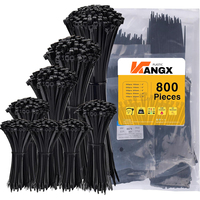Chine Fournisseur Nylon66 Attaches Zip Échantillon gratuit Attaches de câble 100pcs Taille personnalisée