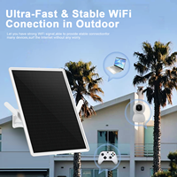 LCLCTEK Router WiFi Solar Inalámbrico con Batería Solar 4G LTE, Router WiFi Solar para Exteriores con Tarjeta SIM para Cámara de Seguridad
