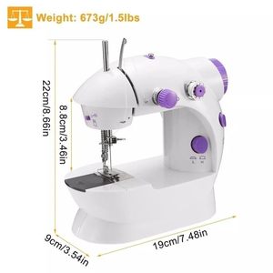 Nouvelle machine à coudre portable moderne pour vêtements, machine à coudre électrique mini domestique pour la maison - Product Image 3