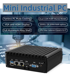 Mới Xách Tay Mini PC Kim Loại Bìa Hộp PC Không Quạt Chơi Game Văn Phòng Máy Tính Nhỏ I7-5600U <span class=keywords><strong>Intel</strong></span> I7 Mini PC - Product Image 4