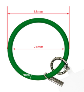 Lanière de téléphone en silicone à boucle de cœur, sangle de poignet pour téléphone intelligent avec porte-clés compatible avec la plupart des smartphones - Product Image 3