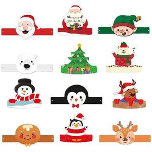 Sombreros de cono de Navidad divertidos Decoraciones de papel de fiesta locas - Product Image 5