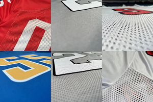 เสื้อเบสบอลคอวีพิมพ์ลายตามสั่ง ระบายอากาศ แห้งเร็ว สไตล์สตรีทสุดเทรนดี้ แขนสั้น สำหรับผู้ชายและผู้หญิง ปรับแต่งได้ - Product Image 5