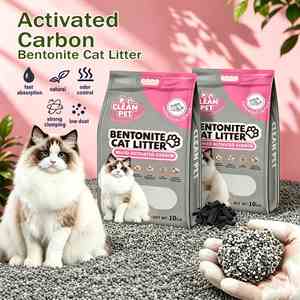 Litière pour chats Arena Sanitaria Bentonite 10L, litière pour chats au charbon actif, contrôle ultra des odeurs - Product Image 1