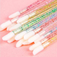 Brosses à cils professionnelles, bâtonnets de mascara jetables pour techniciennes en extensions de cils