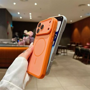 Custodia magnetica effetto pelle per <span class=keywords><strong>iPhone</strong></span> 17 Pro Max 16, protezione lente per <span class=keywords><strong>iPhone</strong></span> 13 14 15 16 17 e Samsung S26 Ultra - Product Image 6