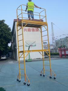 <span class=keywords><strong>Mini</strong></span> échafaudage réglable en aluminium de Chine pour la construction de bâtiments <span class=keywords><strong>Mini</strong></span> échafaudage <span class=keywords><strong>tour</strong></span> d'escalier échafaudage à <span class=keywords><strong>vendre</strong></span> - Product Image 6