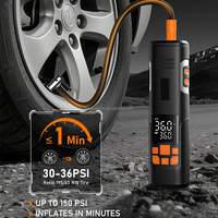 Nouveauté Mise à jour Double Alimentation 6000mAh SOS Led Lampe 150PSI Portable Électrique Voiture Pompe À Air Pneu Compresseur 12v