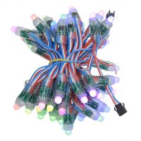 Venta al por mayor DC5V 12V RGB a todo color Ws2811 1903 9mm 12mm Pixel luces cadena iluminación exterior impermeable 2811 Dmx Led Pixel Luz