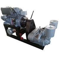 Compresseur de ciment de 14 m3/min avec moteur diesel refroidi par air Deutz, compresseur de déchargement de poudre en vrac