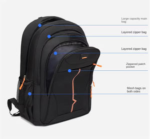 Zaino per Studenti all'Ingrosso, Zaino da Viaggio per Uomo, Borsa per <span class=keywords><strong>Laptop</strong></span> Resistente, Zaino Impermeabile Elegante per Computer e Affari - Product Image 2