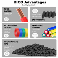 Câble électrique Kico Factory BVV 2,5 mm 3,5 mm – Prix du câble à âme en cuivre pur BV 2,5 – Câble d'alimentation rigide domestique