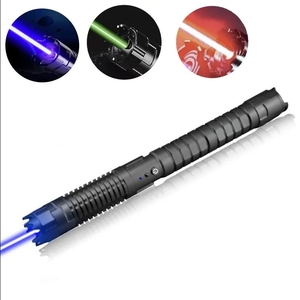 Factory Sale High Power Aluminum Alloy Laser Pointer Torch Waterproof Fuel Flashlight with Blue Infrared Light for Outdoor