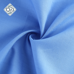 Vải <span class=keywords><strong>TC</strong></span> 65 Polyester 35 Cotton dệt thoi trơn 21*21 108*58 180Gsm, vải đồng phục, vải thoi may quần áo bảo hộ lao động - Product Image 4