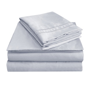 Juego de cama relleno de poliéster de microfibra de 3 piezas de alta calidad, Sábana sólida, ropa de cama de grado hotelero para uso doméstico, <span class=keywords><strong>precio</strong></span> barato al por mayor - Product Image 1