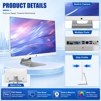 Ordenador de Escritorio Todo en Uno LCD de 27 Pulgadas al por Mayor, Core I3, 4GB, 256GB SSD, Windows 10 Home, Precio de Fábrica para Pedidos al por Mayor
