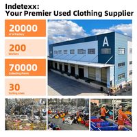 Vêtements d'occasion en gros à bas prix populaires, vestes en polyester pour hommes adultes pour l'hiver