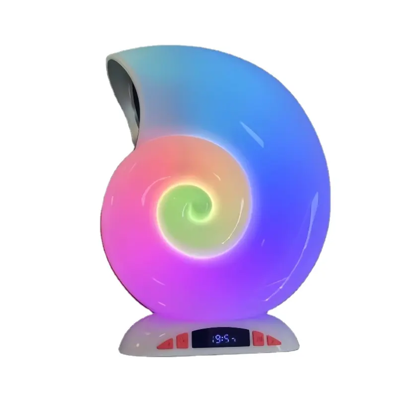 Speaker LED warna-warni untuk rumah, speaker teknologi gadget radio tanpa kabel Speaker Alarm L39 bar Suara