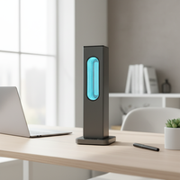 Diffuseur d'huiles essentielles intelligent sans eau pour hôtel de luxe, tour aromatique électrique, télécommande, lumière LED, argent noir