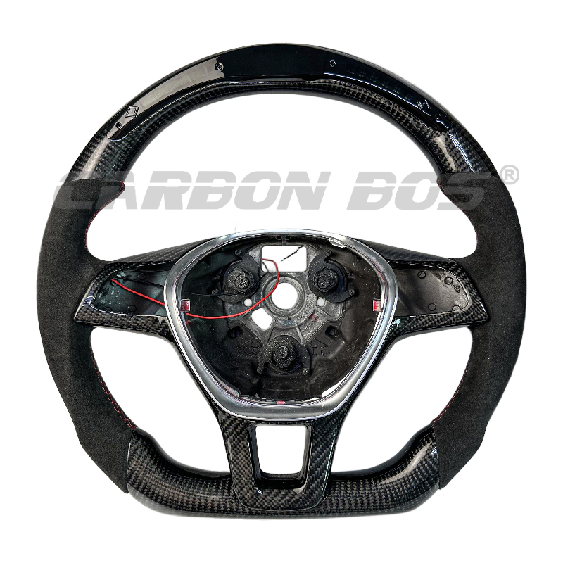 Fibra de carbono + Alcantara + LED