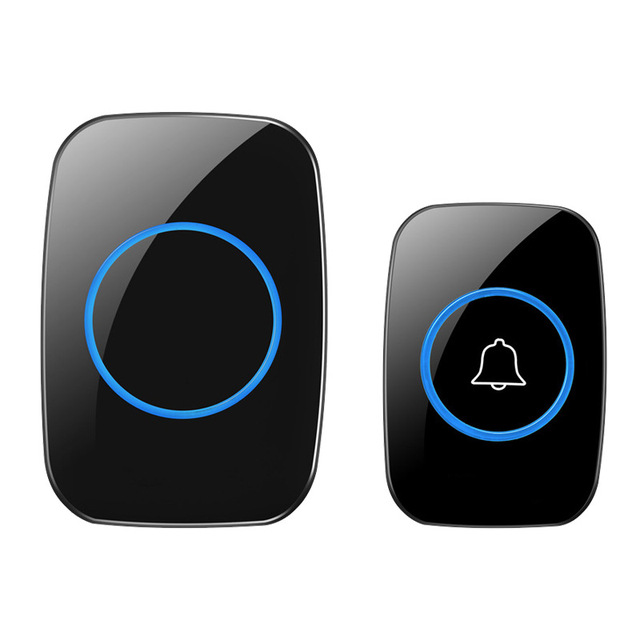 Long-Distance Waterproof Wireless Doorbell 300m Range for Home Security One-To-One Digital Remote Control Customizable Logo-Free