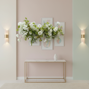 Flores de Hortensia Artificiales YOPIN, Hechas a Mano, Estilo Moderno, Color Azul, para Pascua, Bodas, San Valentín - Product Image 3