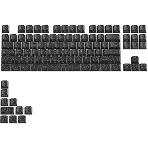 Personnalisé Pbt Doubleshot Keycaps Terrain Line Translucent Keycap Pbt Oem Gradient Keycap pour <span class=keywords><strong>TKL</strong></span> Keyboard OEM/ODM - Product Image 3