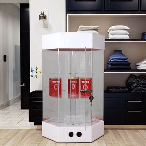 Tùy chỉnh thực hiện lắp ráp thẻ gắn subrack động cơ xoay <span class=keywords><strong>Acrylic</strong></span> ánh sáng trường hợp Rack hiển thị - Product Image 3