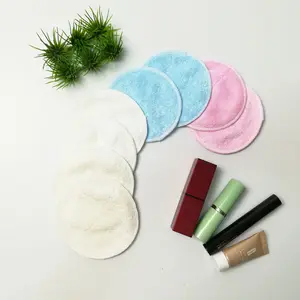環境にやさしい再利用可能な化粧落とし綿パッド化粧落とし布綿パッド