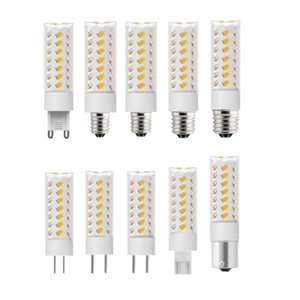 Bombilla de lámpara LED regulable Corm iluminación de luz de vela G4 G8 G9 E11 E12 E14 E17 BA15S T10 8W Marm blanco frío SMD2835 12V 110V 230V - Product Image 1