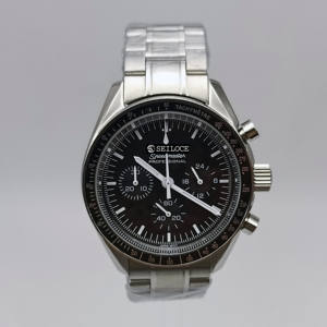 Reloj de Hombre SEILOCE de 40 mm con Caja de Acero Inoxidable, Calendario de Cuarzo, Movimiento VK63, Resistente al Agua, Estilo Sencillo - Product Image 5