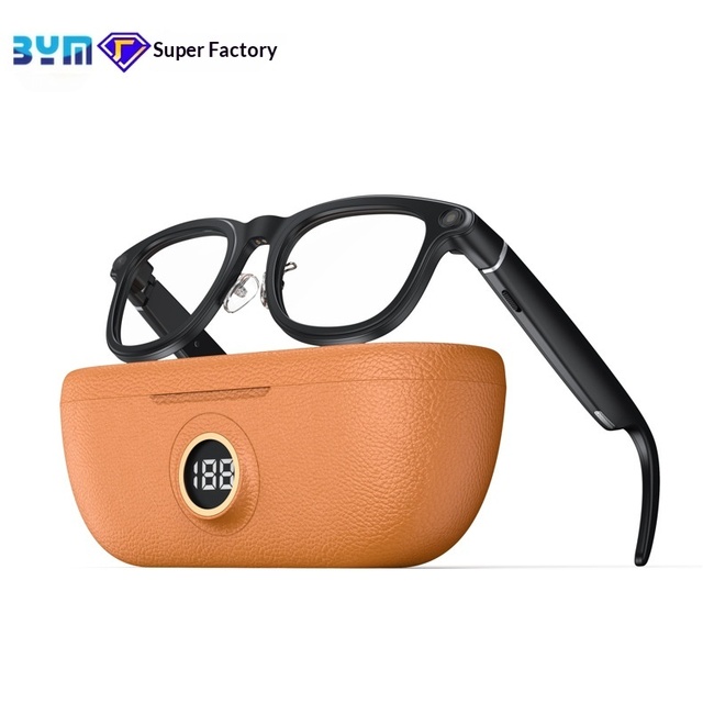 X01 Ultra Black Technology 800w Pixel Smart Glasses Reversible Charging Bin WiFi Image Recognition Translation Voice Activation
