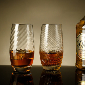 Großhandel Custom Logo verkalktes Glas Stemless Wein becher Unzerbrechliche Glas becher & Wasser gläser für Partys - Product Image 6