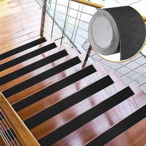 <span class=keywords><strong>Ruban</strong></span> de guidon de vélo d'extérieur noir et jaune antidérapant en PVC pour marches d'<span class=keywords><strong>escalier</strong></span> à risque, usage d'avertissement unilatéral - Product Image 5