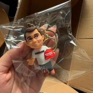 Porte-clés 3D en PVC de haute qualité, peint à la main, figurines artistiques bobblehead personnalisées, véritable héros américain, symbole de la liberté patriotique - Product Image 3