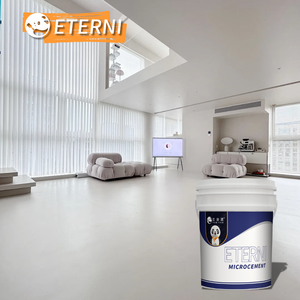 Peinture murale décorative microciment style industriel pour intérieur, revêtement en ciment imperméable haute dureté, vente en gros usine ETERNI - Product Image 1