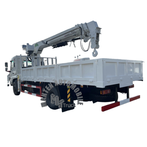Grúa telescópica Dongfeng Euro VI <span class=keywords><strong>de</strong></span> 8 y 12 toneladas, grúa montada en camión, grúa móvil hidráulica - Product Image 1