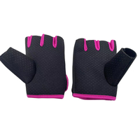 Gants mi-doigts respirants antidérapants en néoprène à enfiler pour le cyclisme, le fitness, la musculation et les sports