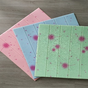 3Dフォームレンガステッカー防水壁紙ソフト天井壁パネル壁ステッカータイル - Product Image 6