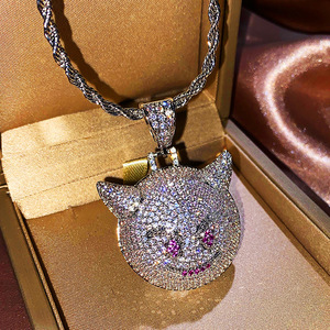 Collana con ciondolo a forma di diavolo per uomo e donna, gioielli alla moda, regalo per l'uso quotidiano - Product Image 2
