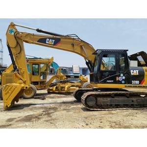 Excavadora de orugas CAT320D usada de 20 toneladas, maquinaria de construcción de gran tamaño, sistema hidráulico - Product Image 5
