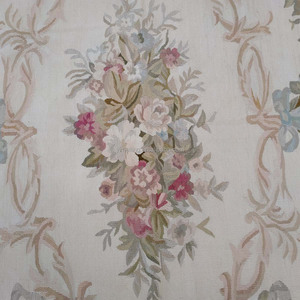 Tapis <span class=keywords><strong>Aubusson</strong></span> en laine noués à la main de couleur claire 6x9 Fabriqués à la main en France et en Chine pour la <span class=keywords><strong>chambre</strong></span> à coucher et le salon - Product Image 3